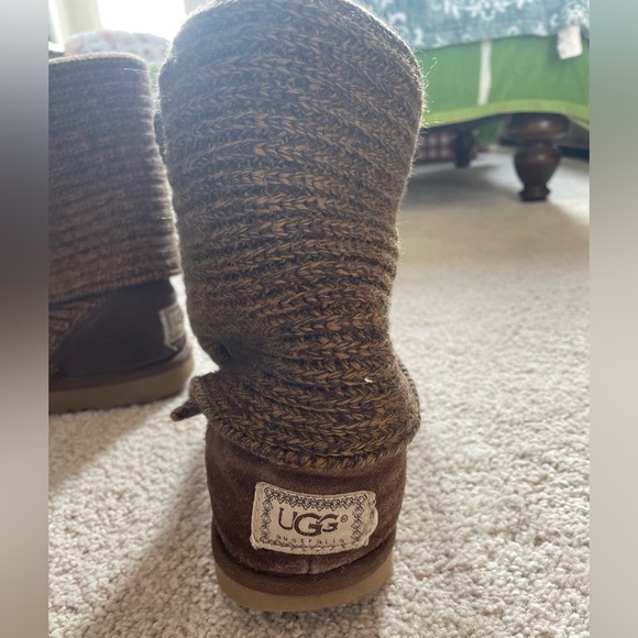 Brown Knit UGGs Women’s size 8 - Picture 10 of 16